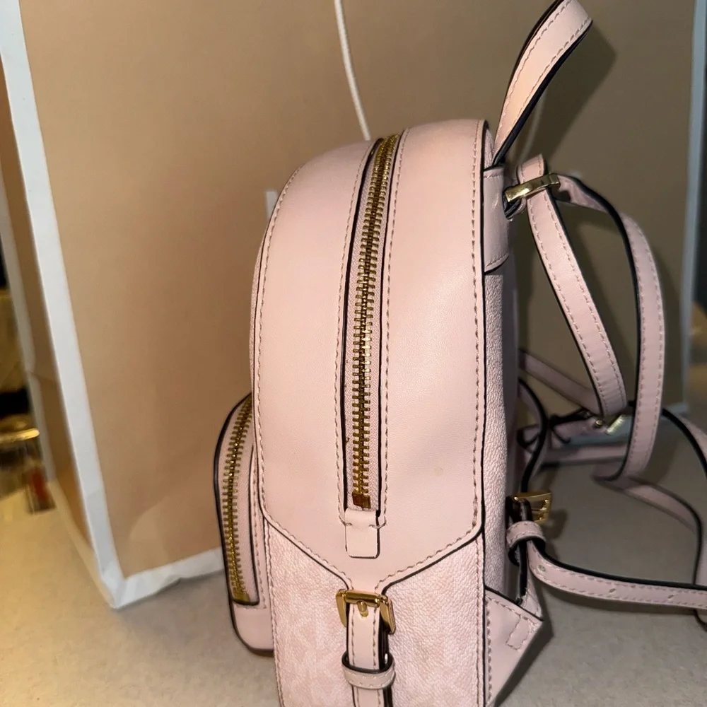 Michael Kors Jaycee Blush Pink Backpack - Picture 5 of 7